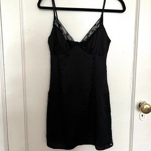 Princess Polly Black Louise Mini Dress Size 2